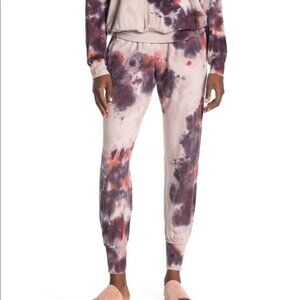 YFB Young Fabulous & Broke Purple Raisin Tie Dye Jogger Pants Size L